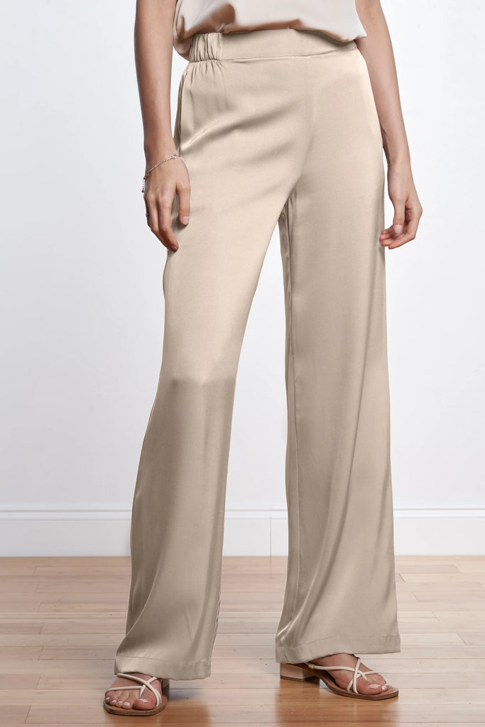 Silk 95 Five Amalfi Pants in Almond