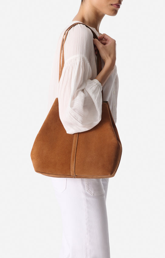 Vanessa Bruno Small Tote Bag in Biscuit
