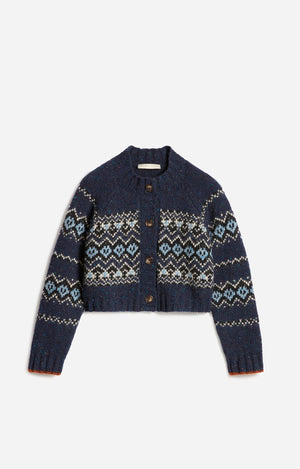 Vanessa Bruno Damas Cardigan in Marine