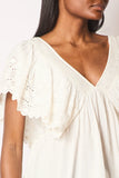 Faune Camelia Top in White