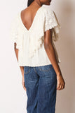 Faune Camelia Top in White