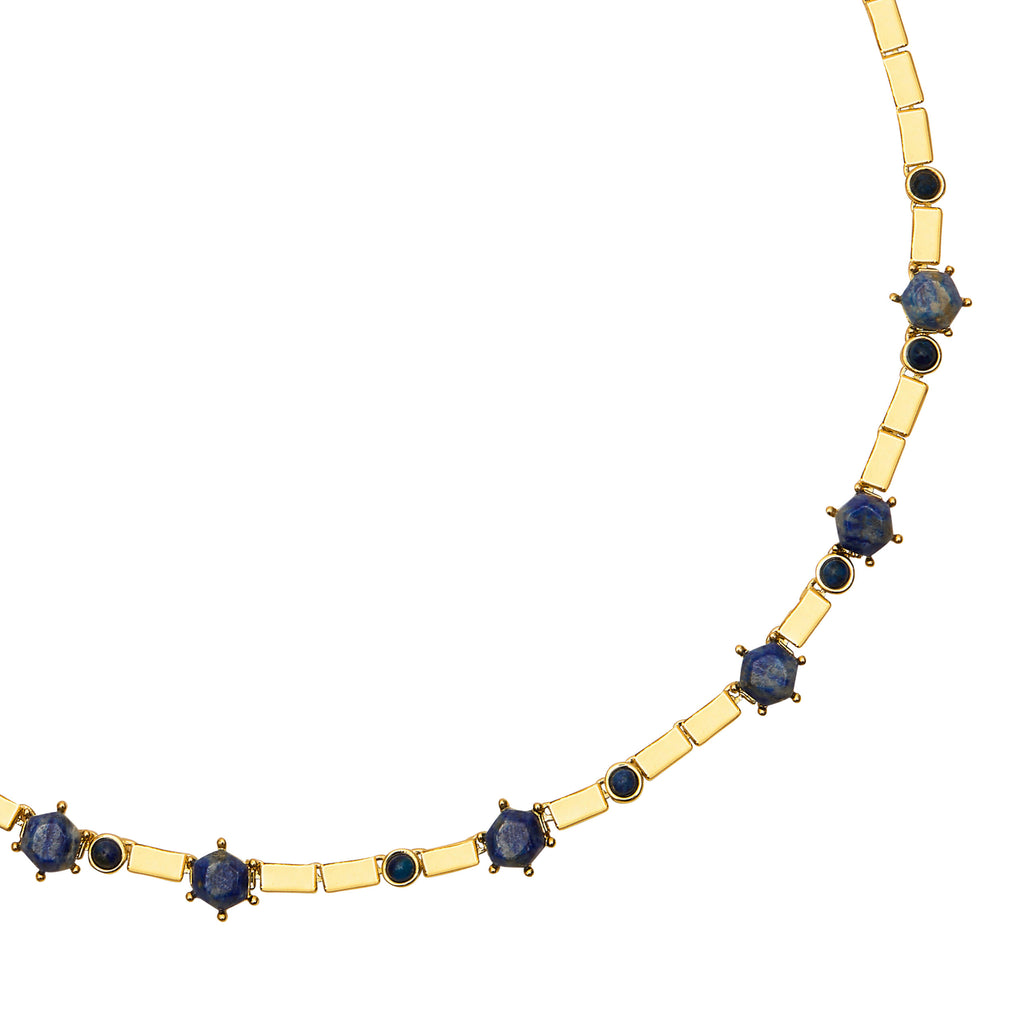 Talis Chains Los Angeles Choker in Lapis