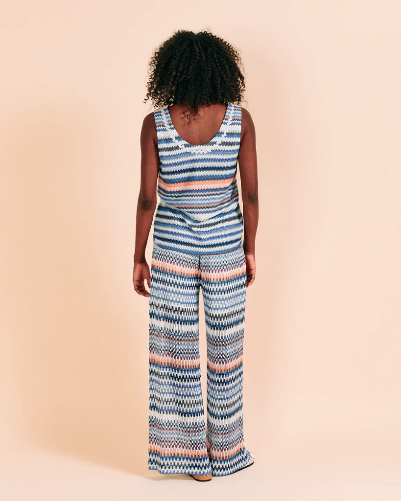 Valerie Khalfon Patras Pants in Blue