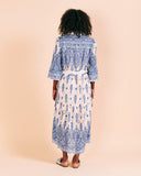 Valerie Khalfon Rivera Dress in Blue