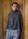 Zenggi Oversized Turtle Neck in Grey