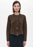 Zenggi Crop Cardi in Bronze