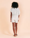 Valerie Khalfon Shawn Shorts in Silver