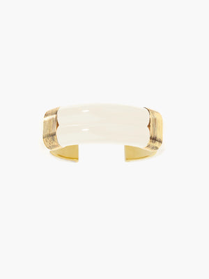 Aurelie Bidermann Katt Bracelet Grand in Ivory