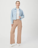 Paige Carly Cargo Jean in French Latte