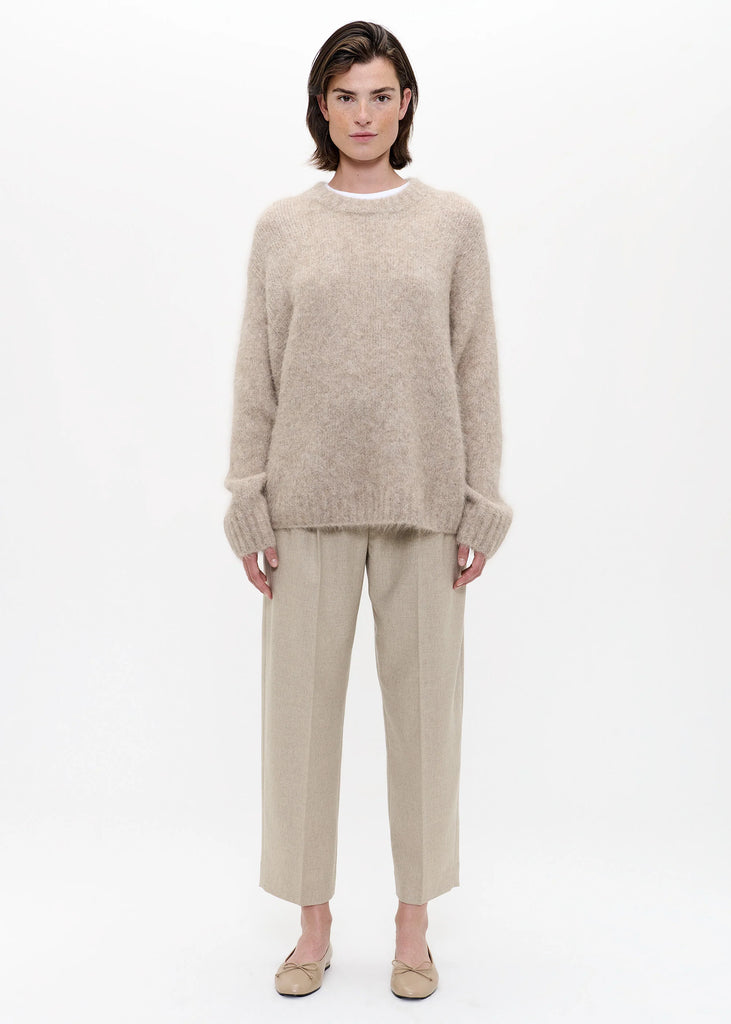 Zenggi Soft Round Neck in Beige
