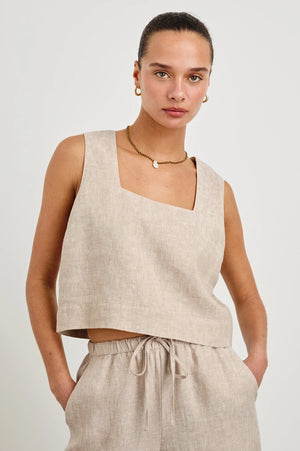 Rails Akira Top in Flax