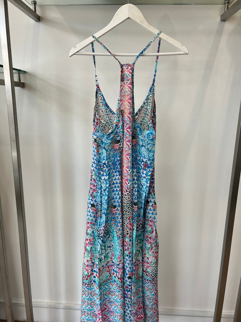 Valery Vain Holiday Dress in Portazul
