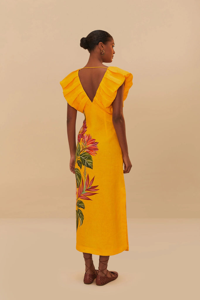 Farm Rio Spring Awakening Midi Dress