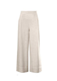 Lilly Pilly Ivy Linen Crop Pants in Oatmeal