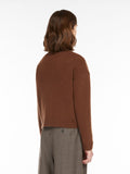 Maxmara Weekend Arad Wool Cardigan in Tobacco
