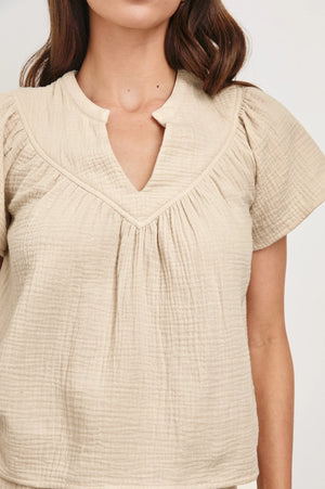 Rails Sayer Top in Flax