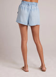 Bella Dahl Belt Pocket Shorts in Light Blue