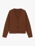Maxmara Weekend Arad Wool Cardigan in Tobacco