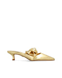 Atana Side Tie Mule in Gold
