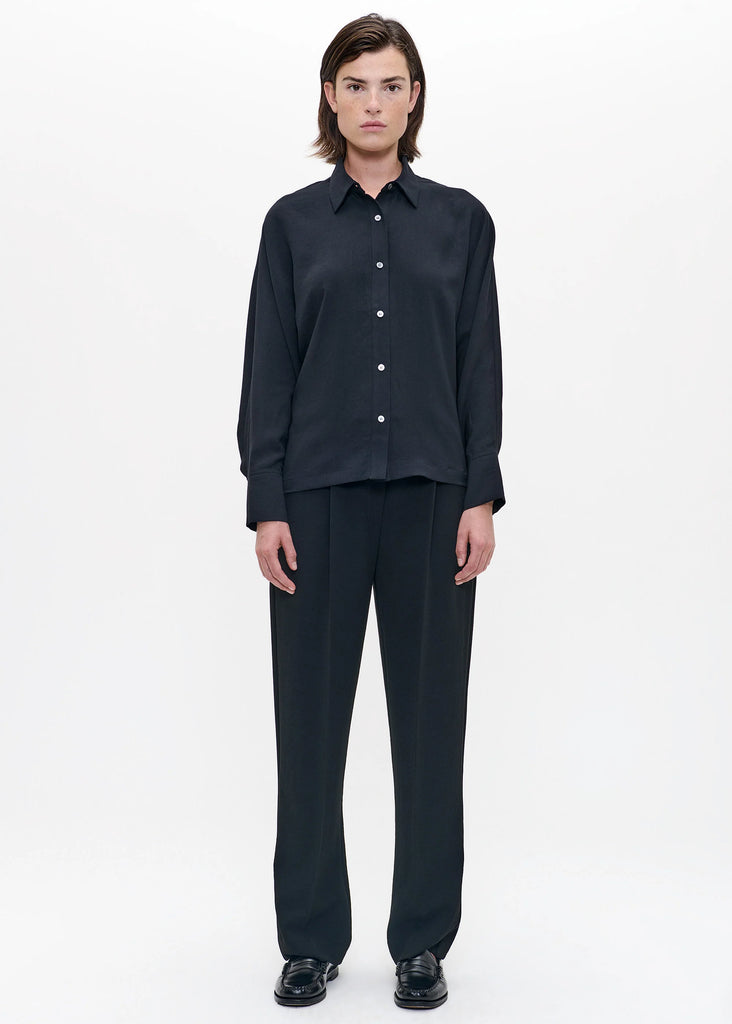 Zenggi Fluid Shirt in Black