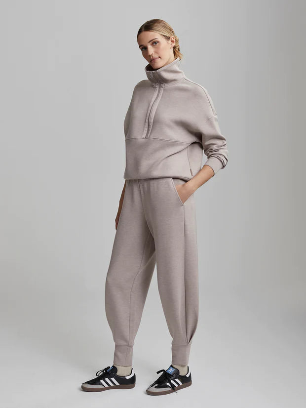 Varley Relaxed Pant in Taupe Marl