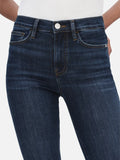 Frame Le High Straight Long Jean in Majesty