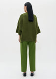 Zenggi Relaxed Round Neck in Green Haze