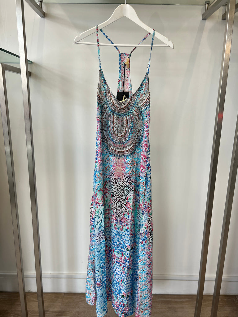 Valery Vain Holiday Dress in Portazul
