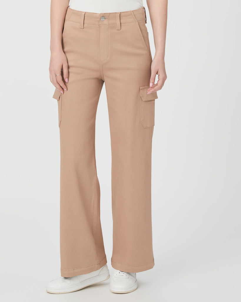 Paige Carly Cargo Jean in French Latte