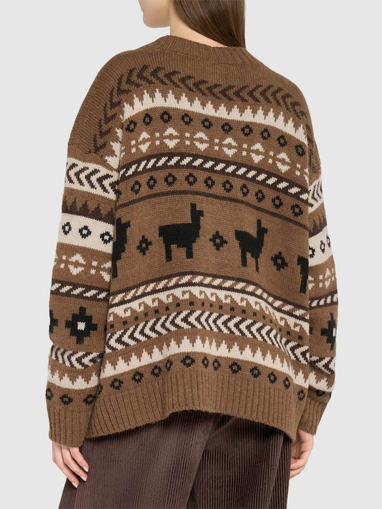 Maxmara Weekend Ovatta Cardigan in Camel