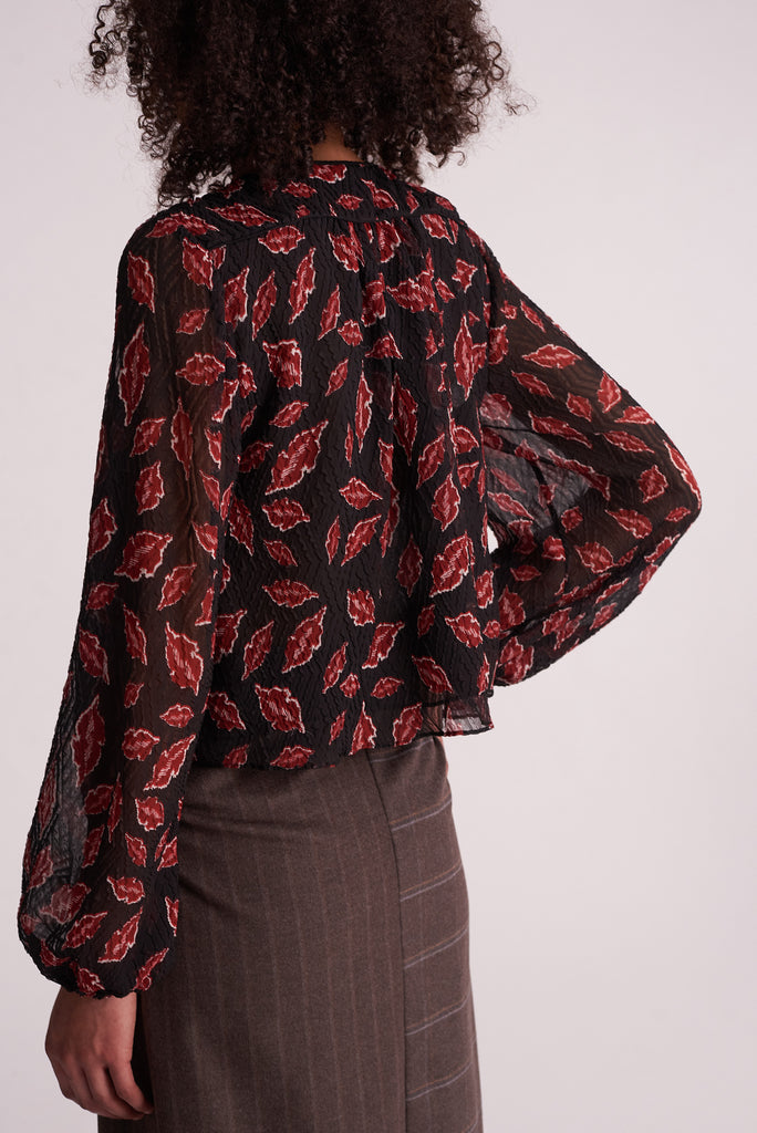 Hofmann Erika Lips Top in Black