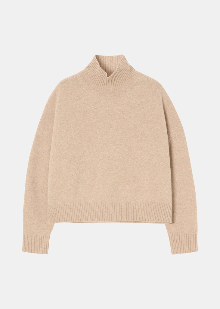 Zenggi Oversized Turtle Neck in Beige