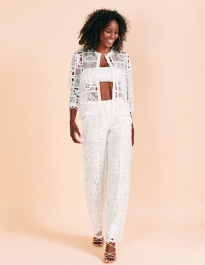 Valerie Khalfon Pasadena Pants in White