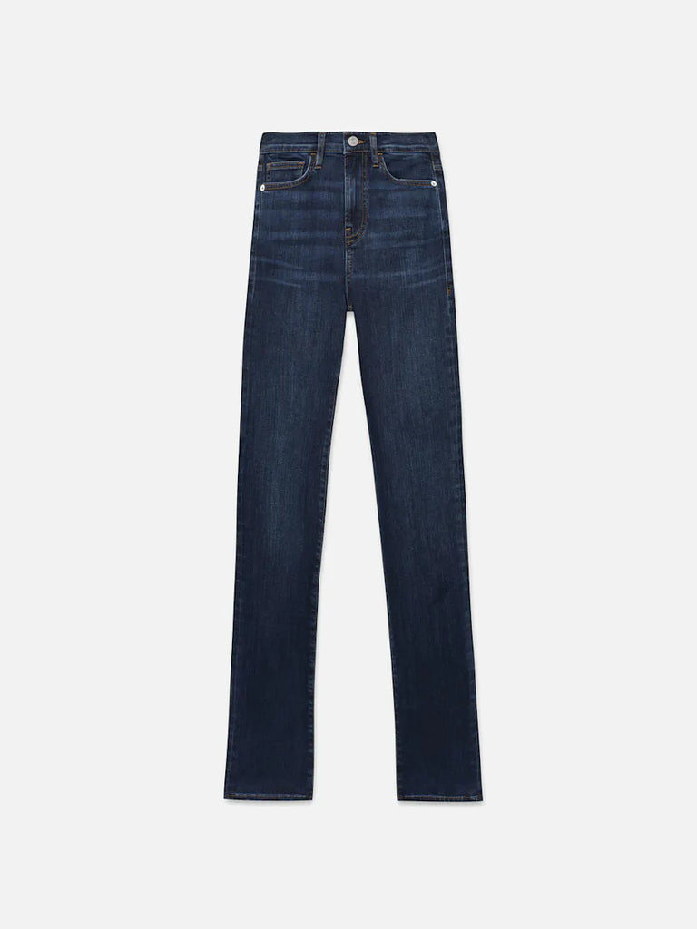 Frame Le High Straight Long Jean in Majesty