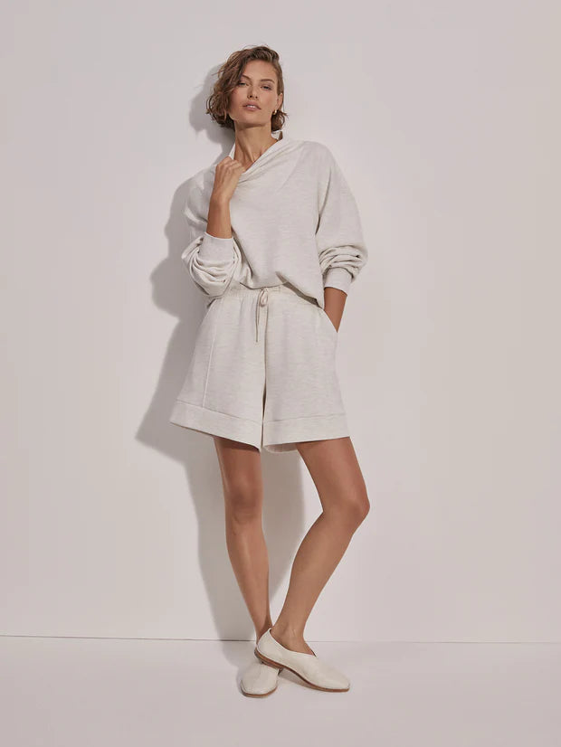 Varley Alder Short in Ivory Marl