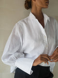 Luciee Eloise Rami Blouse in White