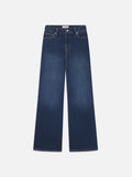 Frame Le Slim Palazzo Long in Lupin Blue