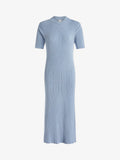 Varley Maeve Rib Dress in Ashley Blue