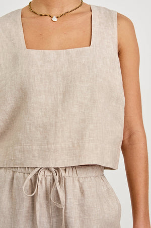 Rails Akira Top in Flax