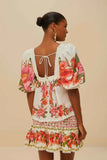 Farm Rio Summer Fruit Blouse in Off White
