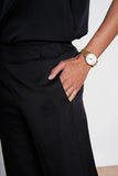 Silk 95 Five Amalfi Pants in Black