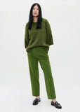 Zenggi Relaxed Round Neck in Green Haze