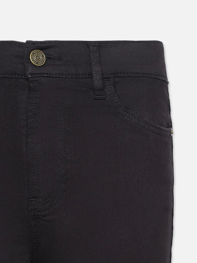 Frame Le Slim Palazzo Jean in Black