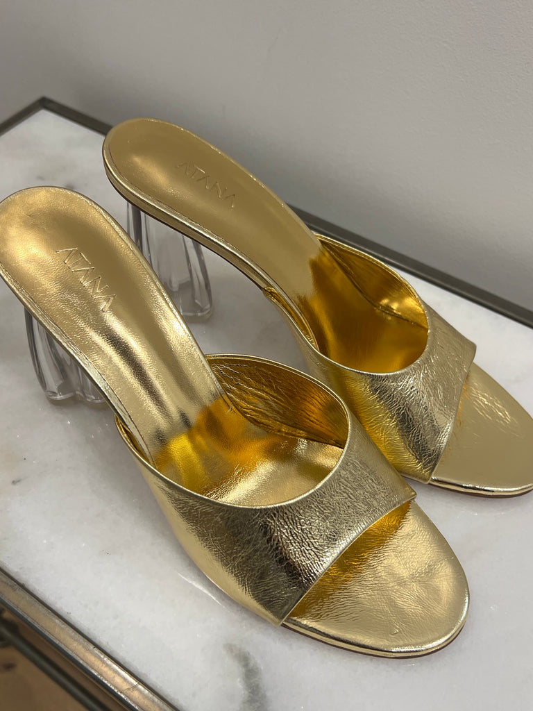 Atana Fiorellini Mule in Gold