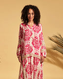 Valerie Khalfon Tanaka Top in Pink