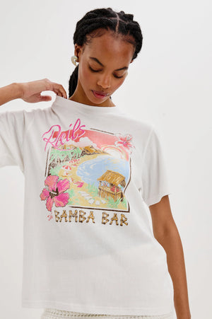 Rails Boyfriend Tee in White
