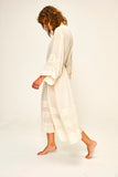 Faune Dahlia Crepe Maxi Dress in Cream