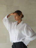 Luciee Eloise Rami Blouse in White