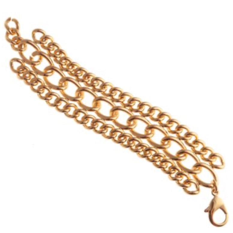 Raquel Welche 69 Rock Cuff in Gold
