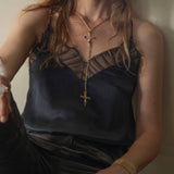 Raquel Welche 83 Dagger Tie Necklace in Gold